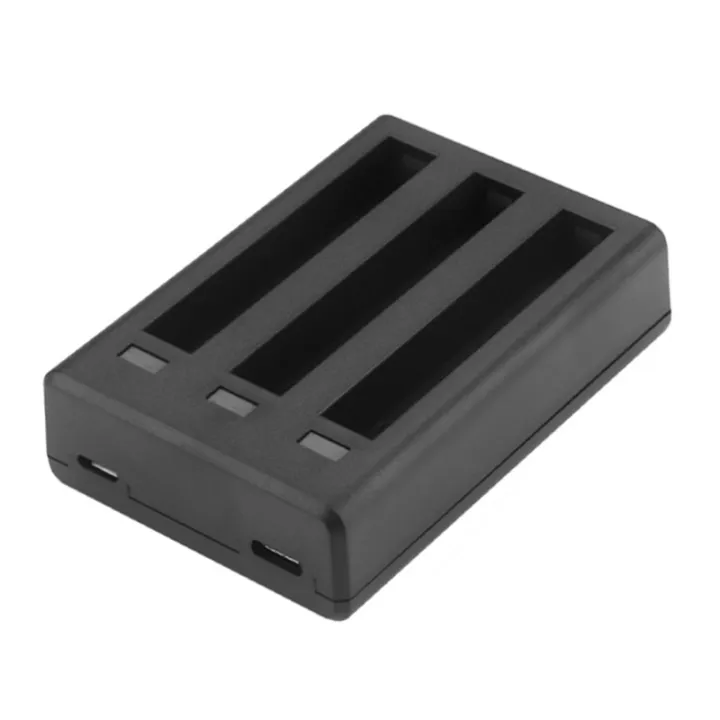 3 Port Charger Charging Dock Stand Charging Manager Battery Charger Pack for 360 ONE X2 Action