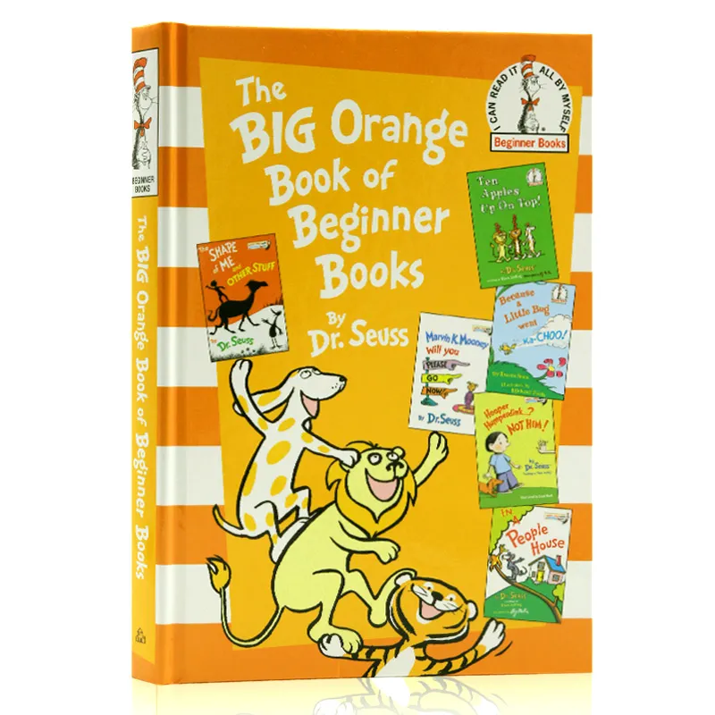 Dr. Seuss series 6-in-1 hardcover 3-volume Big Red Blue Orange ...