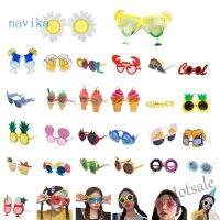 【hot sale】□○ D03 NAV Party Sunglasses Funny Hawaiian Tropical Party Eyeglasses Beach Party Supplies