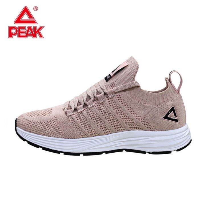 PEAK Women's Lightweight Walking Shoes รองเท้าผ้าใบ แบบสวมใส่สบาย