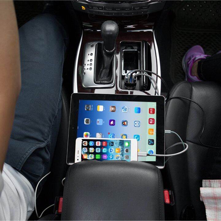 carcool-ที่ชาร์จ-usb-ในรถยนต์สามช่อง-เครื่องชาร์จในรถยนต์แบบ-usb-คู่-type-c-ที่ชาร์จรถยนต์แบบปลั๊กแอนด์เพลย์กระจายสัญญาณอัจฉริยะ