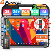 Foxwell NT909 OBD2เครื่องสแกน ระบบเต็มรูปแบบเครื่องมือวินิจฉัยรองรับฟังก์ชั่นรีเซ็ต24 + การทดสอบแบบแอคทีฟแบบการเข้ารหัส ECU/สองทิศทางสำหรับ Bmw