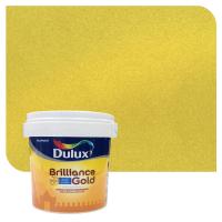 สีทองคำ Dulux Brilliance Gold สูตรน้ำอะครีลิค  ขนาด 1/4 แกลลอน - Gold GW900