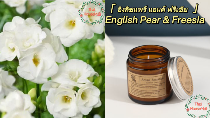 เทียนหอม-เทียนหอมเกาหลี-เทียนหอมกลิ่นแบรนด์เนม-สไตล์ยุโรป-scented-candle-aroma-sensation-soy-wax-aromatic-เทียนหอมในห้อง