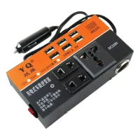 1500W Peak Power Inverter รถ Universal DC 12V To DC110V 24V To DC 220V Multi Protections 100% ยี่ห้อใหม่