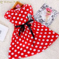 Baby Girl Dresses Summer Cartoon Minnie Mouse Dot Short Sleeve Infant Cute Birthday Party Princess Dress Cotton Toddler Clothes  by Hs2023