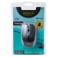 เมาส์ไร้สาย  Anitech  W214  Wireless กดเสียงเงียบ