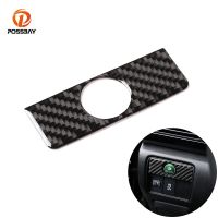 ♕ Car Interior ECON Button Panel Cover Trim Sticker Carbon Fiber Look Auto Accessories for Honda Accord 2013 2014 2015 2016 2017