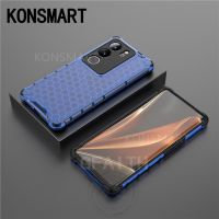 KONSMART เคสใส่โทรศัพท์ V29 VIVO 5G 2023ใหม่เคสแบบสองในหนึ่งชิ้นโปร่งใสกันกระแทกแข็ง VivoV29ลายรังผึ้งฝาครอบป้องกันเลนส์กล้อง