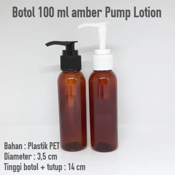 Babee Botol Amber Ml Tutup Pump Botol Pump Ml Tebal Botol