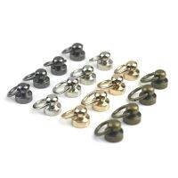 20pcs 9mm Metal Solid Button O Ring Round Head Stud Screwback Leather Craft Nail Rivet Craft phone case decor Accessories.