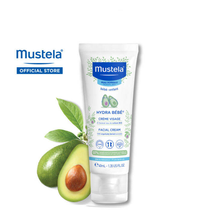 MUSTELA Hydra Bebe Facial Cream With Organically Farmed Avocado for ...