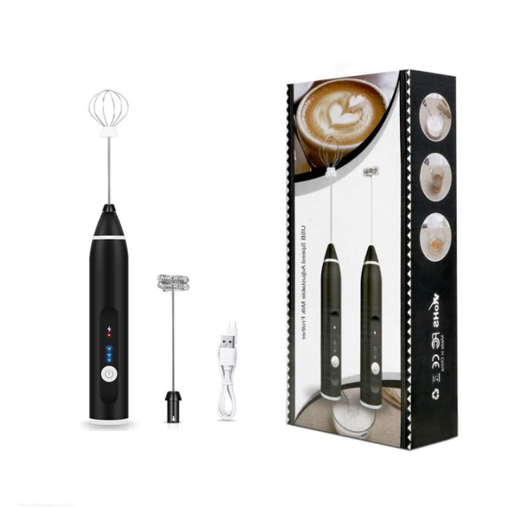 Milk Frother, Dallfoll Handheld Coffee Frother Electric Whisk,3 Gear  Adjustable