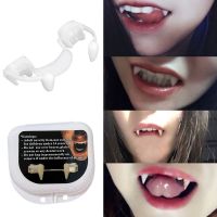 Halloween Retractable Vampire Teeth Dentures Halloween Cosplay Zombie Teeth Small Tiger Teeth Vampire Fangs 1PC