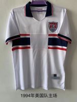 1994 the United States home throwback jerseys football shirt white tops football jersey soccer jersey เสื้อฟุตบอลยุค90 เสื้อฟุตบอลย้อนยุค เสื้อกีฬาผู้ชาย