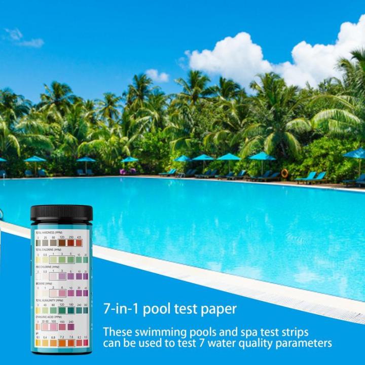 pool-test-strips-spa-and-pool-strips-for-salt-water-100-strips-water-hardness-test-kit-high-accuracy-ph-tester-for-chlorine-salt-inspection-tools