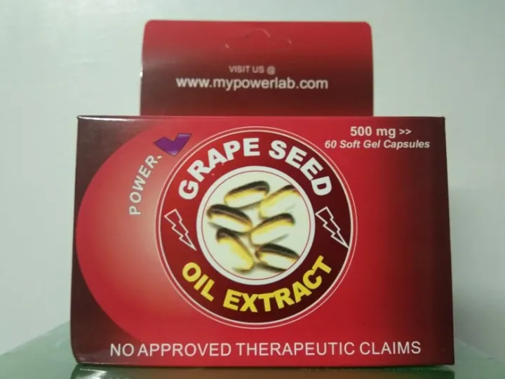 Powerlab Grapeseed Oil Extract 500 mg 60 Softgel Capsules Lazada PH