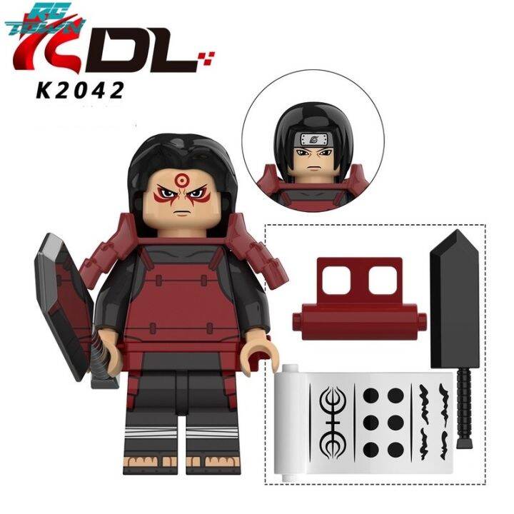 ของเล่น-kdl806-k2039-2044บล็อกตัวต่อสำหรับเด็กมังงะ-vortex-naruto-minifigures