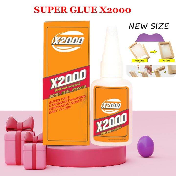 【Fast delivery】50ml Super Glue X2000 Original Adhesive Super Strong