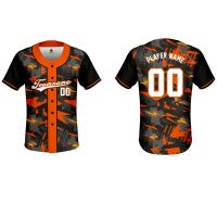 2023 New Custom Baseball Shirt Unique Fashion Gradient Baseball Jersey Hip Hop Street Style Sublimation Printed Mens/Youth Softball Jers