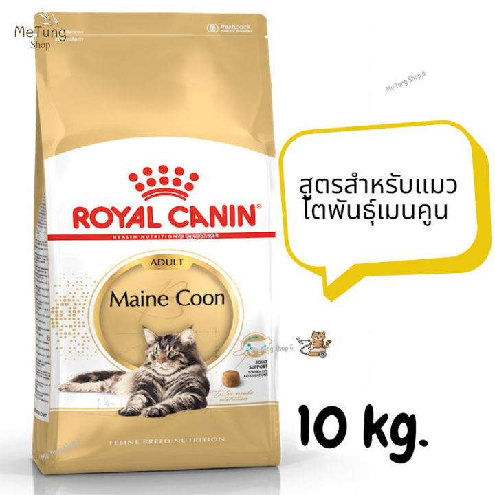 หมดกังวน-จัดส่งฟรี-royal-canin-maine-coon-adult-โรยัลคานิน-สูตรสำหรับแมวโตพันธุ์เมนคูน-ขนาด-10-kg