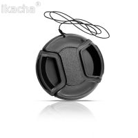 Black Universal Camera Lens Cap Protection Cover 49 52 55 58 62 67 72 77 82mm Provide Choose With Anti-Lost Rope