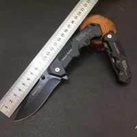 มีดพับ มีดพับเล็ก Folding Knife มีดพกทหาร ขนาด(8.5 นิ้ว) เครื่องมือการอยู่รอด EDC แบบบพกพา ล่าเพื่อความอยู่รอด