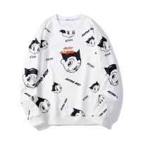 QSuper Astro Boy Anime Men Sweatshirts Autumn&amp;Spring Cartoon Print sweatshirt O-neck Pullover Casual Hip Hop Man Brand Clothing