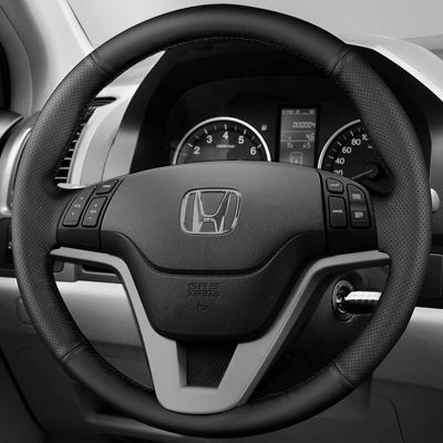 ฝาครอบพวงมาลัยรถยนต์หนังไมโครไฟเบอร์แบบกันลื่นสำหรับฮอนด้า CRV CR-V 2007 2008 2009 2010 2011อุปกรณ์เสริมรถยนต์