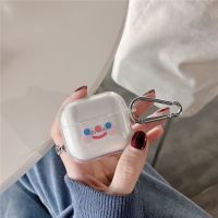 READY STOCK! Transparent Cartoon Smiley &amp; Astronaut for  Lenovo LP40 Pro Soft Earphone Case Cover