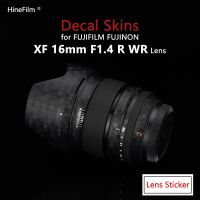 ฟิล์มห่อไวนิลสติ๊กเกอร์ติดบนตัวเครื่องพรีเมี่ยมเลนส์ F1.4 XF16ฟูจิ2023ฟิล์มสำหรับ XF16MM ฟูจิฟิล์มติดอุปกรณ์ป้องกันเลนส์ F1.4 R WR