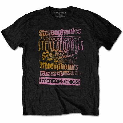 Lowest Price Stereophonics - s Mens Fashion T-Shirt - Black  6UEP