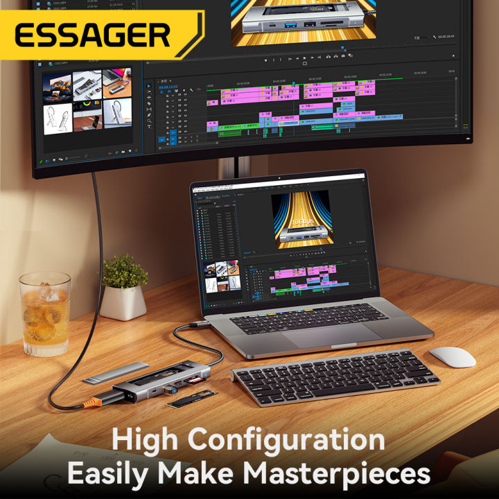 essager-ฮับ-usb-8-in-1-dengan-fungsi-penyimpanan-cakera-usb-jenis-c-ke-stesen-dok-laptop-yang-serasi-hdmi-unpro-air-m1-m2