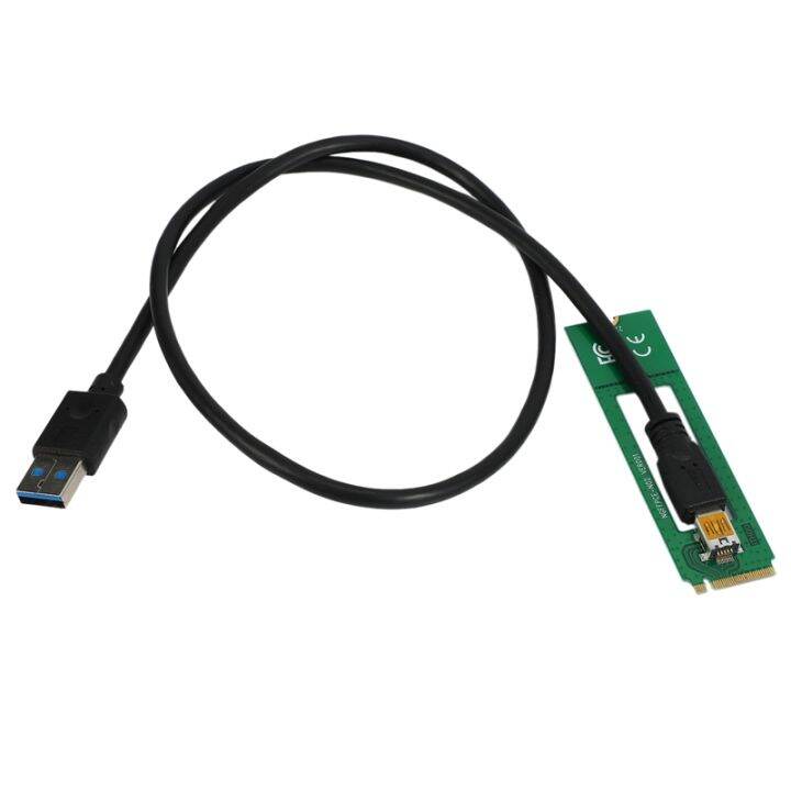 ngff-m-2-m-key-to-usb-3-0-pci-e-riser-card-m2-to-usb3-0-pcie-16x-1x-extender-with-power-for-litecoin-bitcoin-miner