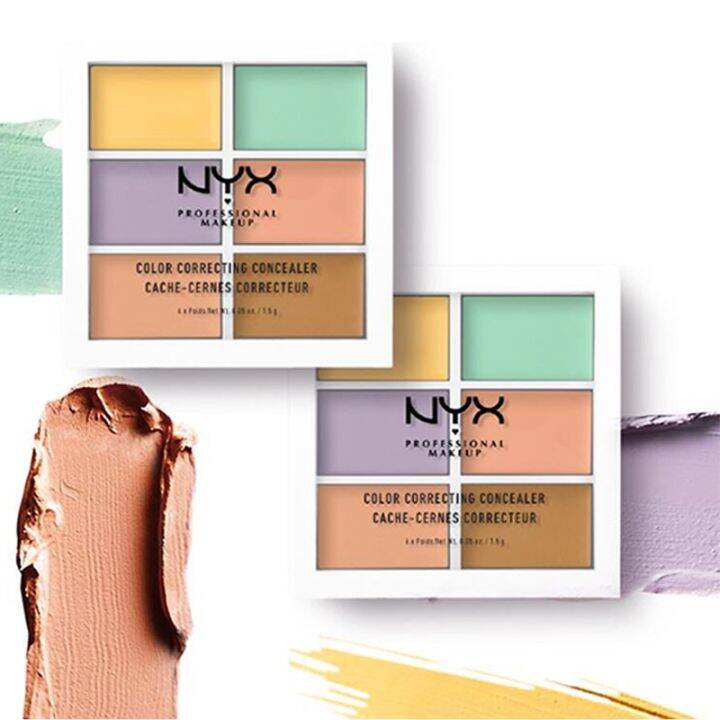 คอนซีลเลอร์ NYX Professional Makeup Color Correcting Concealer Palette ...
