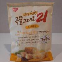 ?สินค้าขายดี? [New Original 150g]ขนมเกาหลี GRAIN CRISPY ROLL 180G คริสปี้โรลเกาหลี 곡물그대로 ทำจากธัญพืช 21ชนิด เกรนครีสปี้โรล