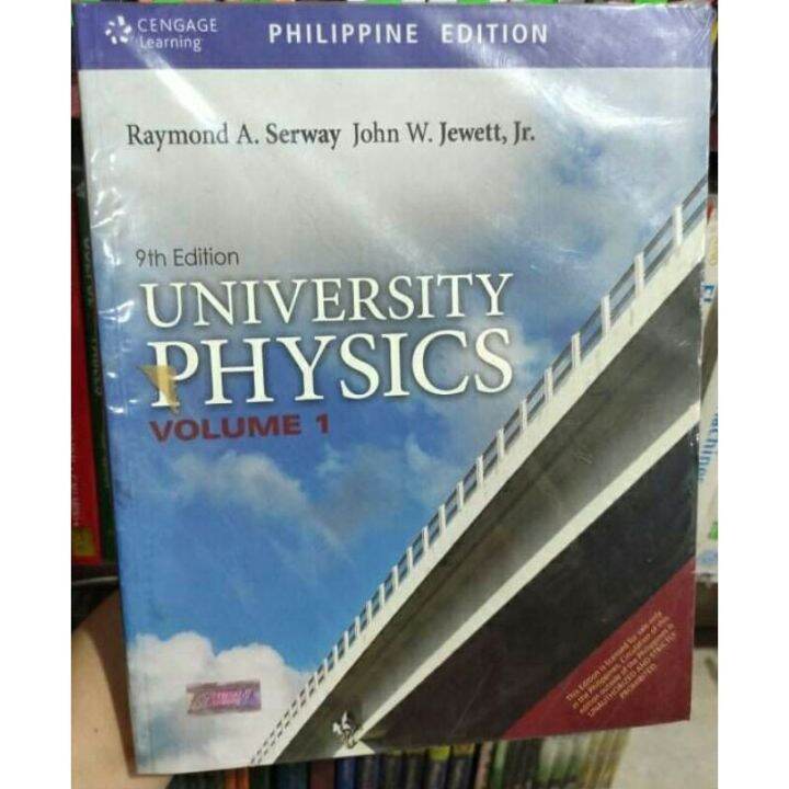 ☸ UNIVERSITY PHYSICS VOL.1 9TH ED. BY SERWAY | Lazada PH