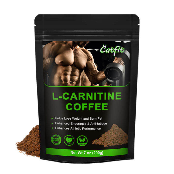 LCarnitine Coffee Powder Burning Fat Boost Energy Ketogenic Diet