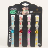 【2023】 PETS MART mall Luminous Pet Dog Collar สุนัขปรับ Ty Collar Cat With Bells Ball Collars Pet Night Ty Fluorescent Leash Kit Supplie