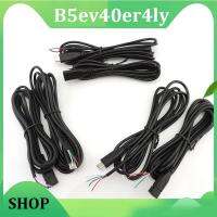 B5ev40er4ly Shop 2meter 2pin 4pin core Type-C Male Female diy Power Supply Extension repair Wire USB 2.0 Cable Charger Connector Plug Data line