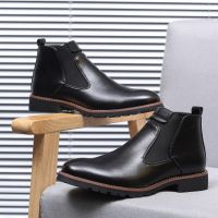 Men Shoe High Top Work Boots Men Fashionable Ankle Boots Leather Casual Boot Zapatos Para Hombres Bota Masculina Tenis Masculino