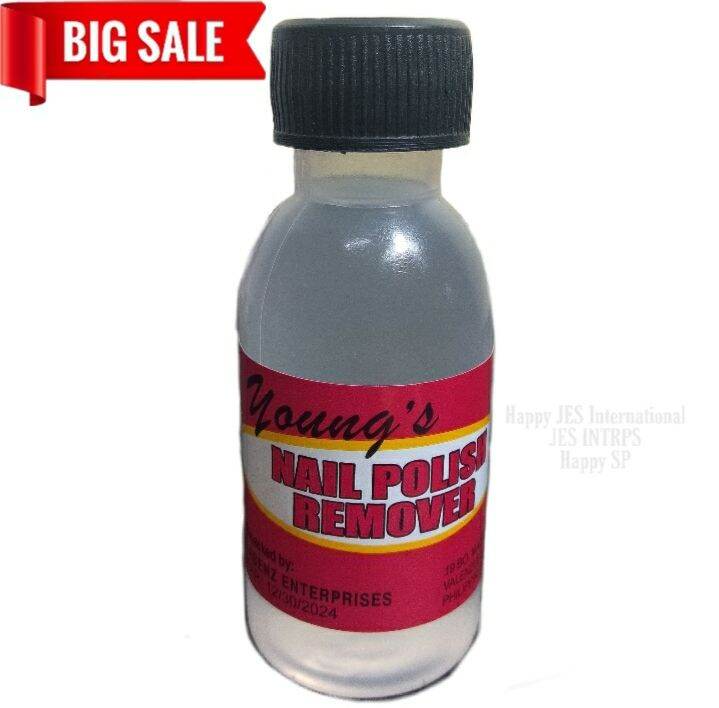 YOUNG'S ACETONE Nail Polish Removal 30ml x12PCS in 1 Pack Lazada PH