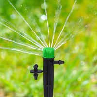 13cm Ground 8-hole Sprinkler Adjustable Dripper Gardening Watering Flower Fruit Gardening Tree Irrigation Connection 4/7