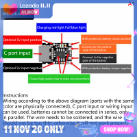 ?newdv2 Type-C USB 1A TP4057แบตเตอรี่ลิเธียมแผงวงจรป้องกันการชาร์จแบตเตอรี่โพลิเมอร์เมื่อเทียบกับ TP4056มากกว่าพร้อมการป้องกันอุณหภูมิ