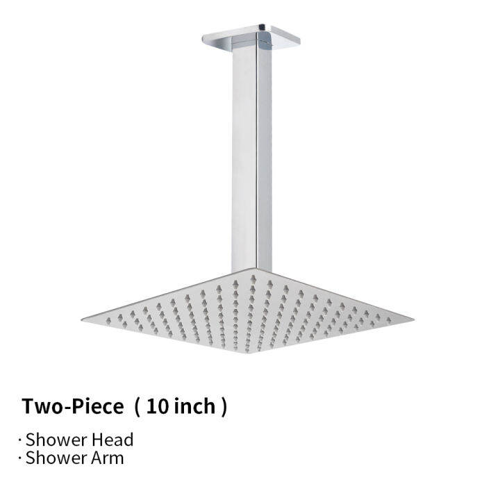 rotatable-wall-or-ceiling-mounted-stainless-steel-waterfall-top-shower-head-spa-bath-faucet-overhead-shower-arm-81012-inch