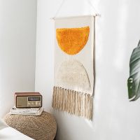 Tassel Tapestry Bohemian Tapestries Handmade Wall Hanging Decoration Homestay Nordic Canvas Bedroom Hanging Boho Decor