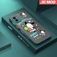 JIUMOO เคสสำหรับ VIVO Y15s Y15a Y01,ลายการ์ตูนแครอท Pochacco บางดีไซน์ใหม่ด้านข้างกันกระแทกมีน้ำค้างแข็งโปร่งใสแข็งเคสมือถือปลอกซิลิโคนคลุมทั้งหมดปกป้องกล้อง Softcase