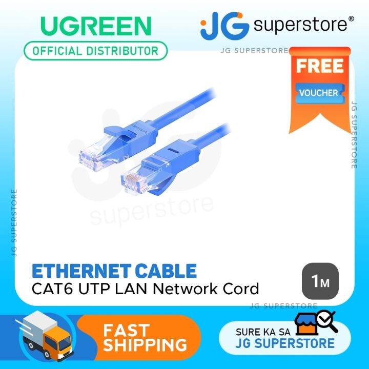 Ugreen Cat Utp Lan Ethernet Blue Cable Mbps Gigabit Rj Awg M