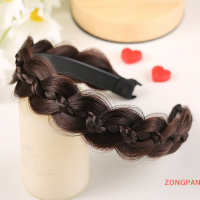 ZONGPAN วิกผมหนาห้าเส้นแบบปีกกว้างสำหรับล้างหน้า