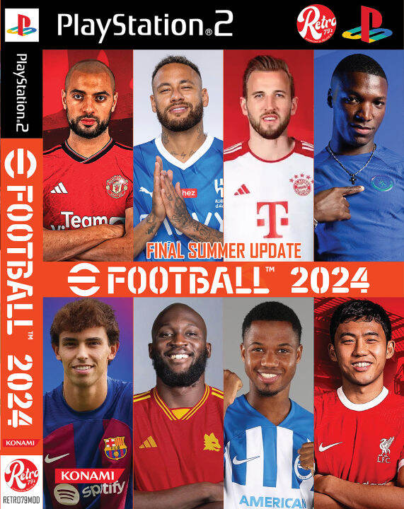 💿 แผ่นเกมส์ PS2 💿 E football 2024 FINAL SUMMER UPDATE PES 2024